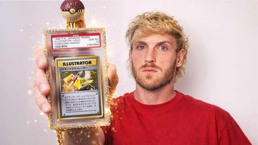 Logan Paul's Pikachu Illustrator Card Sets New Sales Record