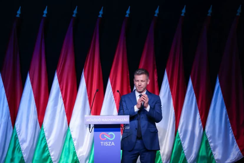 Péter Magyar Claims Tisza Party Leads in Many Districts