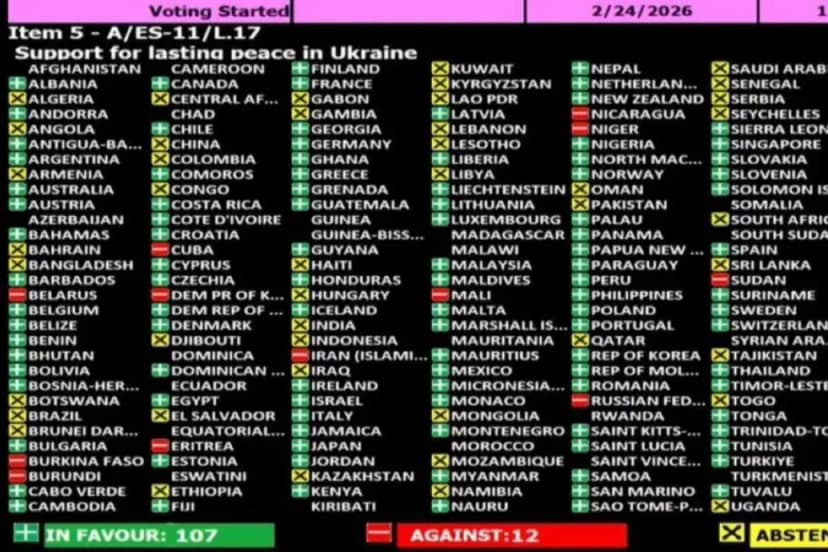 Hungary Alone Opposes UN Resolution Urging Peace in Ukraine