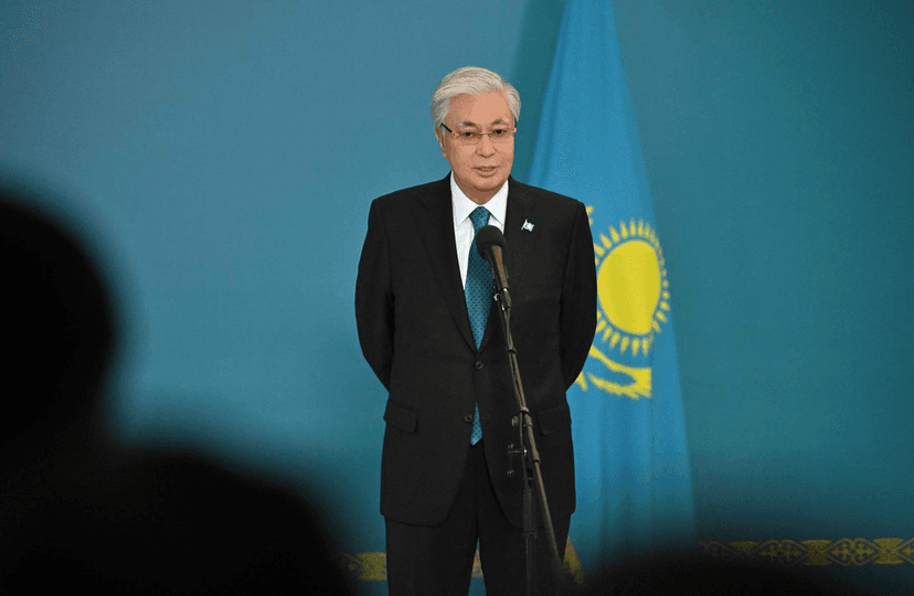 Kazakh President Tokayev Votes in Constitutional Referendum