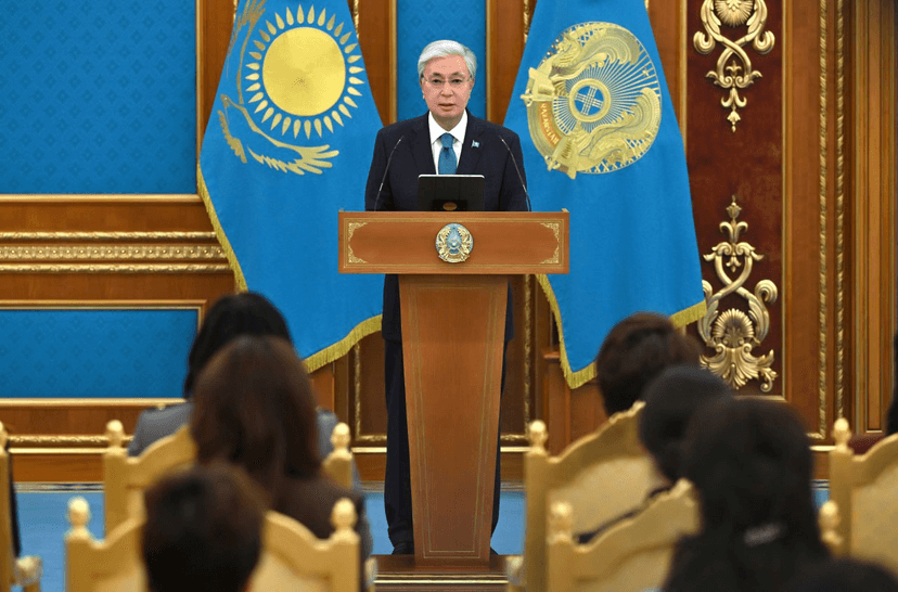 Kazakhstan President Tokayev Congratulates Women on International Women's Day