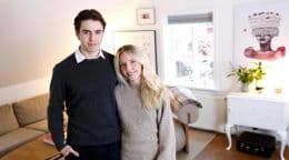 Daníel og Snæfríður lifa drauminn í gamalli íbúð í 101