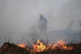 Grass Fire Extinguished in Kópavogur, Iceland