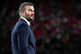 Sir David Beckham hetjan í frönsku Ölpunum