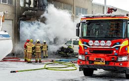 Fire in Hafnarfjörður Industrial Building, Cause Unknown