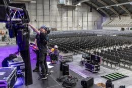 Photos: Everything is almost ready for Laufey's big concert in Kórinn
