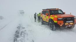 Poorly Equipped Trucks on Icelandic Highways