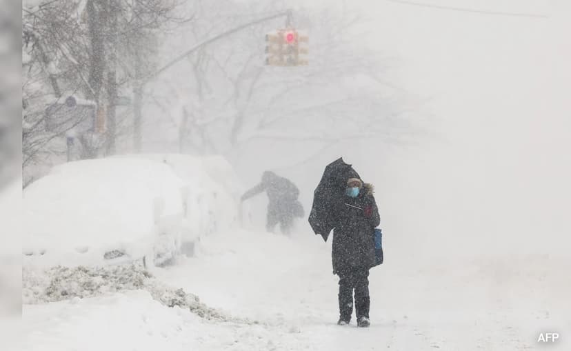 Powerful winter storm shuts schools, disrupts travel across US Northeast - The Straits Times