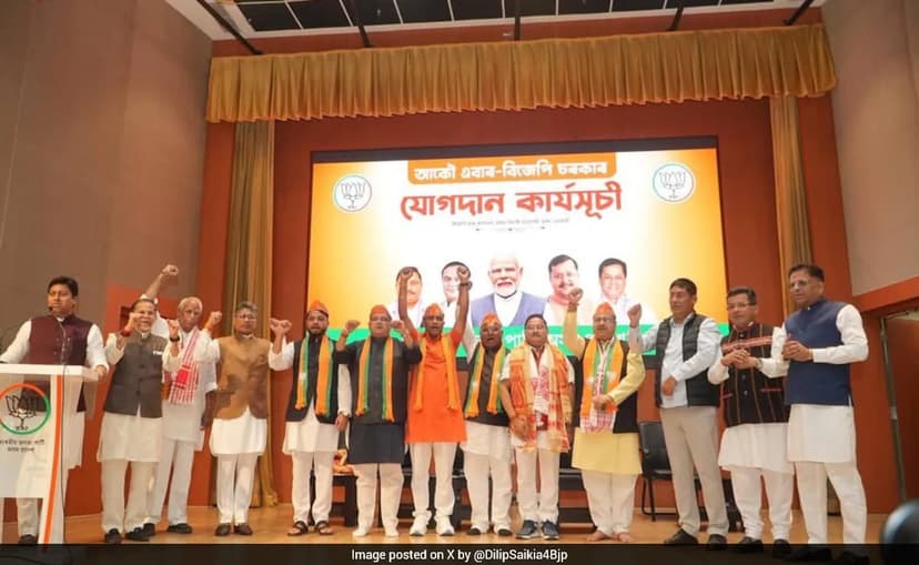 Three Suspended Congress MLAs Join BJP Ahead of Assam Assembly Elections