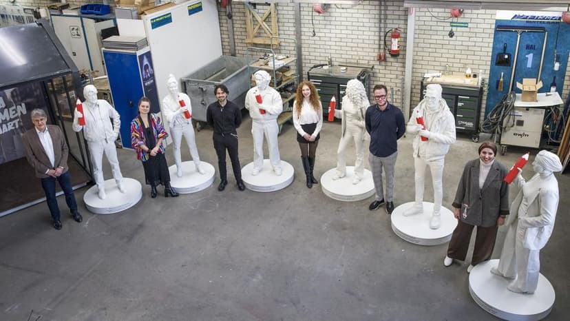 Statues of 'Ordinary Voters' Unveiled Ahead of Dutch Municipal Elections