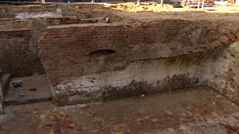 Monumental cellar vaults illegally demolished in Arnhem after city fire