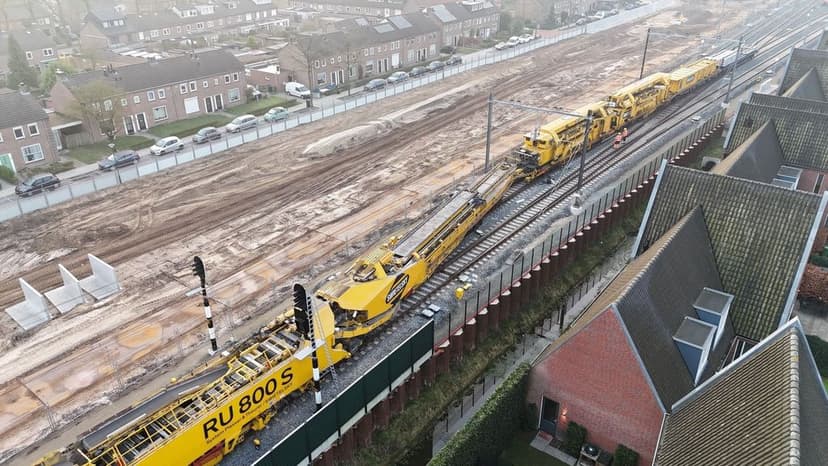 Morgen toch nog geen treinen tussen Den Bosch en Tilburg