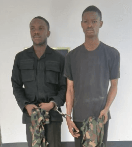 Navy hands over suspected impersonators to police in Calabar