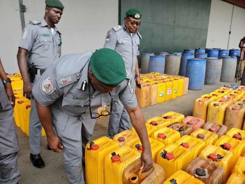 Nigeria Customs Seizes Fuel Bound for Cameroon