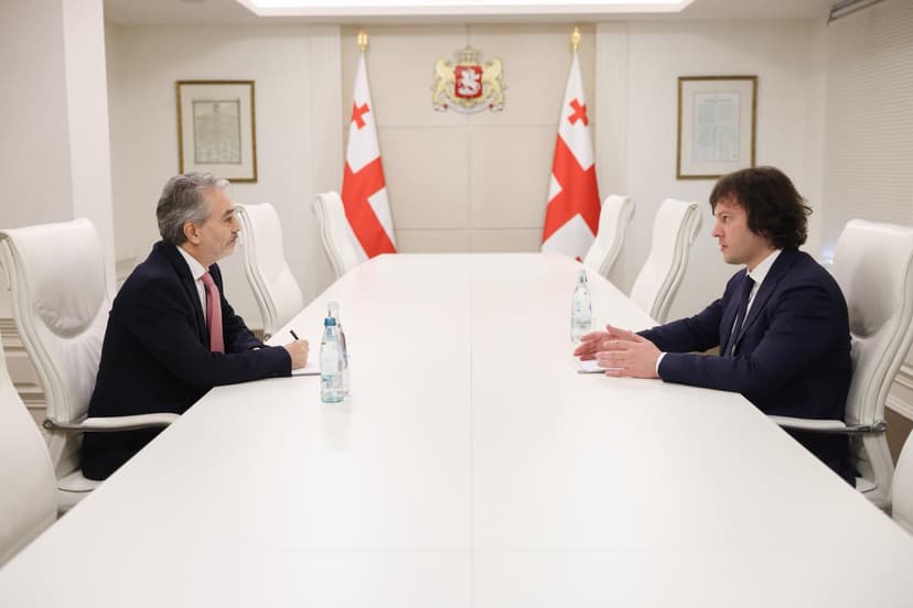 Kobakhidze Meets with Israeli Ambassador Amid War in Middle East