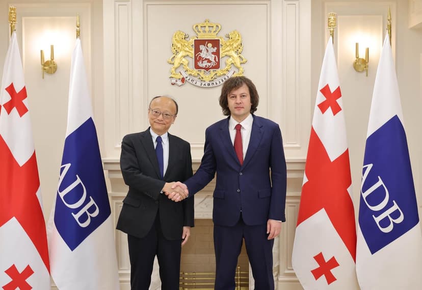 ADB President Meets with Kobakhidze, Praises Georgia’s ‘Strong Macroeconomic Performance’
