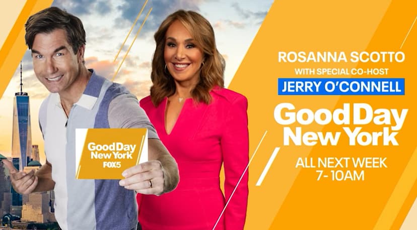 Jerry O’Connell Joins Rosanna Scotto On ‘Good Day New York’; Weeklong Co-Hosting Stint To Serve As Test Run For Fox TV Stations Talk Show