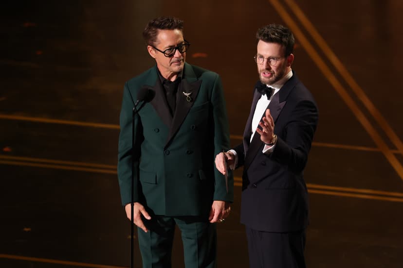 Marvel Reunion At Oscars Has Robert Downey Jr. & Chris Evans Exchanging Gifts, One Being Channing Tatum’s ‘Magic Mike’ Thong