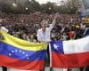 Thousands of Venezuelans in Santiago de Chile rally behind María Corina Machado