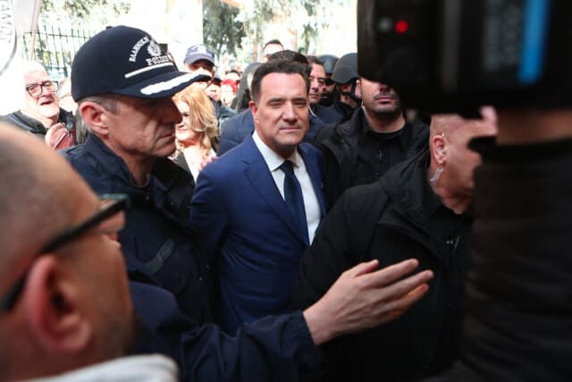 Greek Minister Adonis Georgiadis Attacked in Nikaia Protests