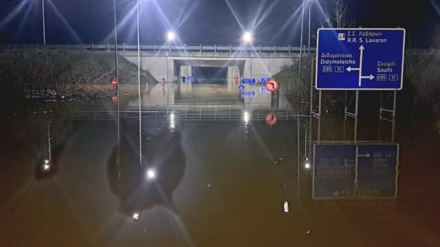 Critical Flood Situation in Evros, Greece
