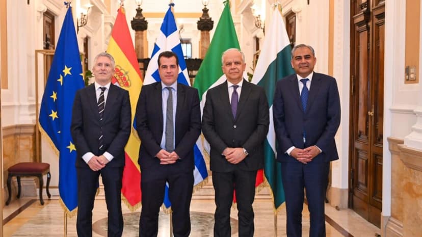 Greek Minister Plevris Discusses Migration Policies in Rome