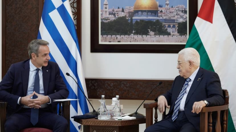 Mitsotakis – Abbas communication about the war in the Middle East