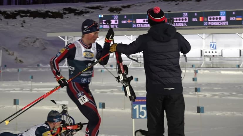 Lægreid tok sesongens første siger då norsk håp øydela våpenet sitt