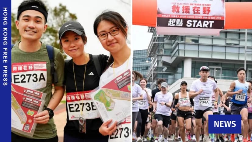 On Track to Save: Médecins Sans Frontières Hong Kong draws thousands to run for humanity