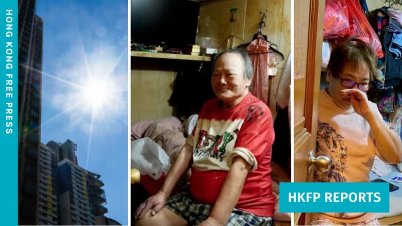 ‘A silent killer’: How Hong Kong’s elderly face deadly heat inside cramped cage homes