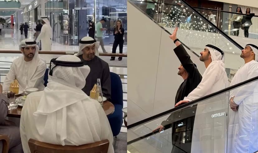 Dubai Royals Seen at Mall Amid Iran Attacks