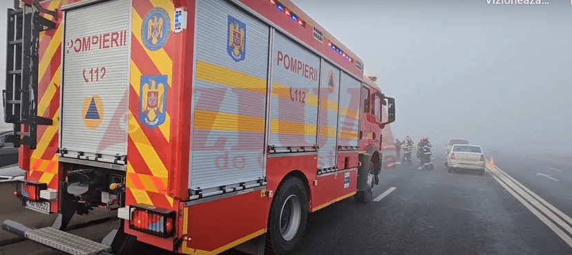 Multiple car accidents on DN 3 near Constanța, Romania