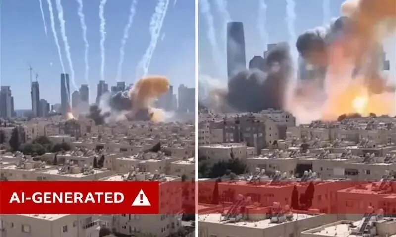 AI-Enhanced Images Distort Perceptions of Middle East War