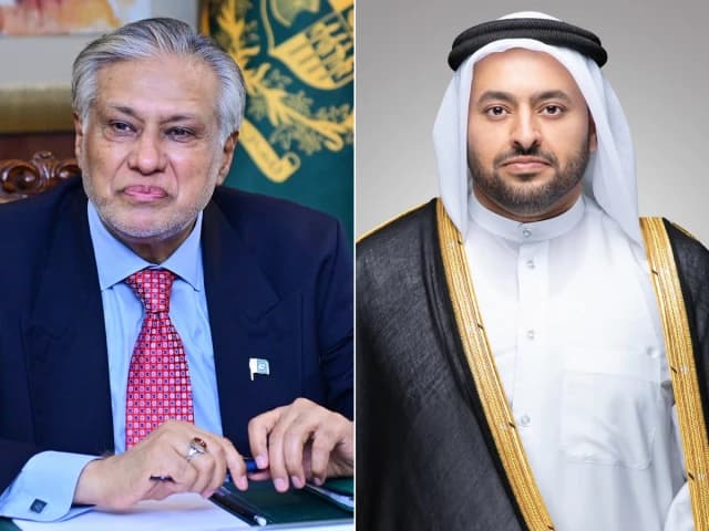 Qatari minister praises PM Shehbaz's visit in call with Ishaq Dar