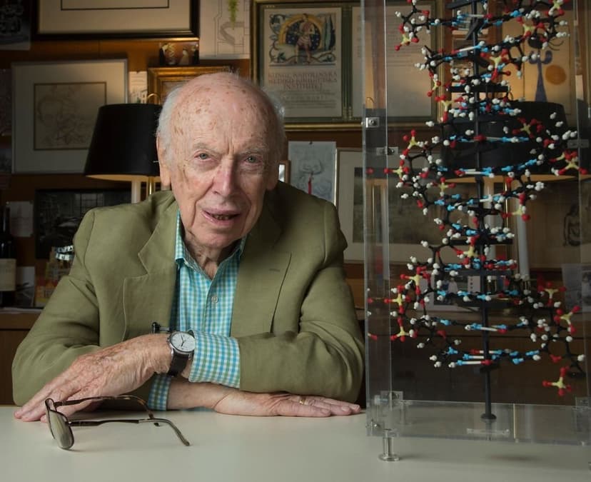 Nobel Laureate James Watson Pictured at Jeffrey Epstein's Residence