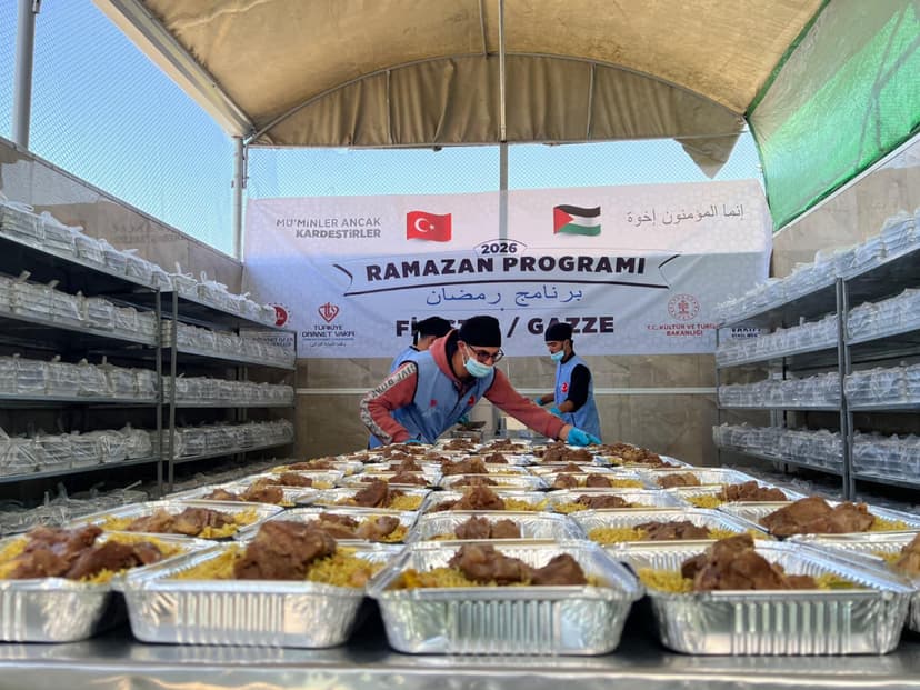 Turkish Organizations Provide Iftar Aid to Gaza and Syria