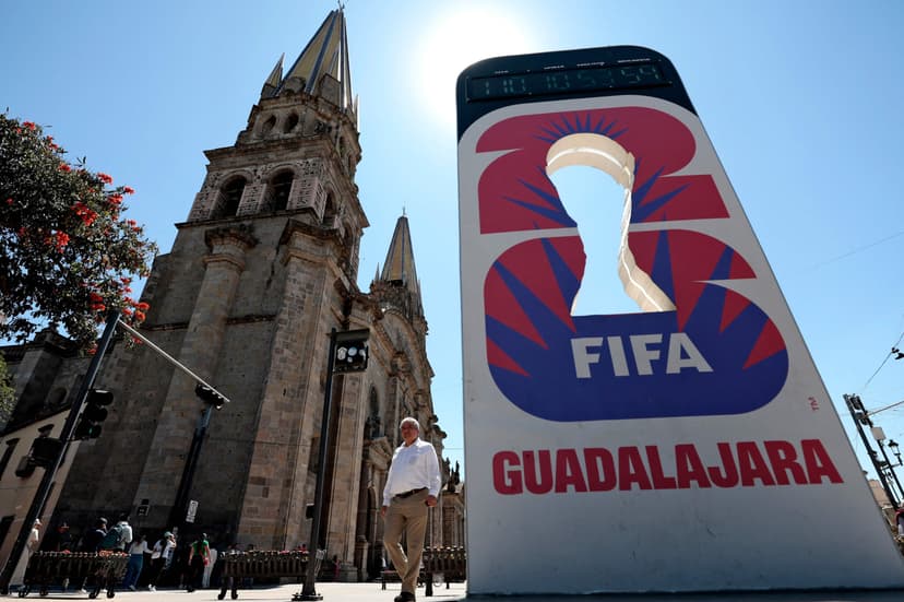 World cup hits 100-day countdown amid global unrest