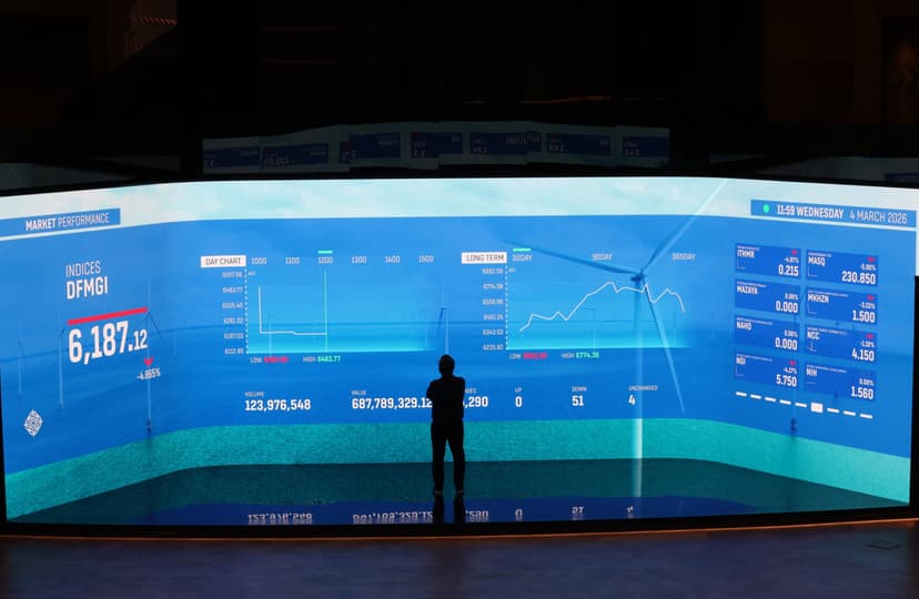 UAE Stocks Plunge After Missile Attacks on Gulf Nation