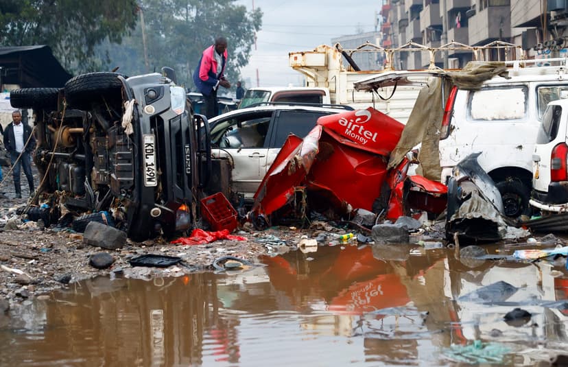 Death toll from heavy rain, flooding in Kenya climbs to at least 42