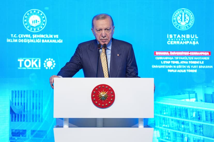 Erdoğan Attends Hospital Groundbreaking, Criticizes Istanbul City Policies