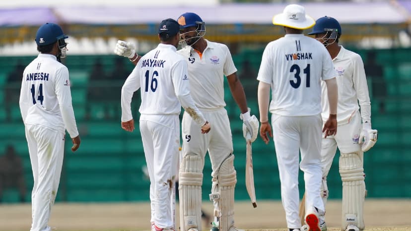 Ranji Trophy 2025-26 final: Paras Dogra’s gritty 70 and ‘head-butt’ flashpoint power J&K to 527/6 against Karnataka