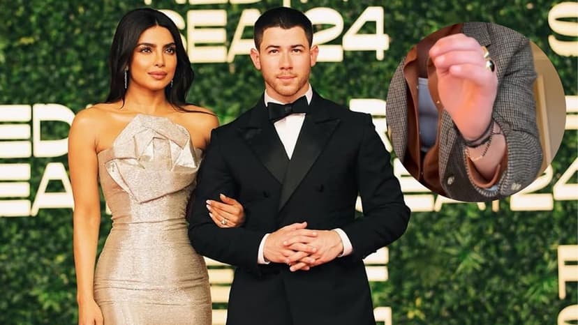 Nick Jonas serves ‘jiju’ goals wearing Priyanka Chopra’s mangalsutra-inspired bracelet