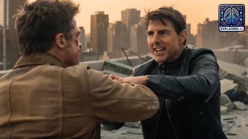 AI-Generated Tom Cruise-Brad Pitt Fight Highlights Copyright Challenges