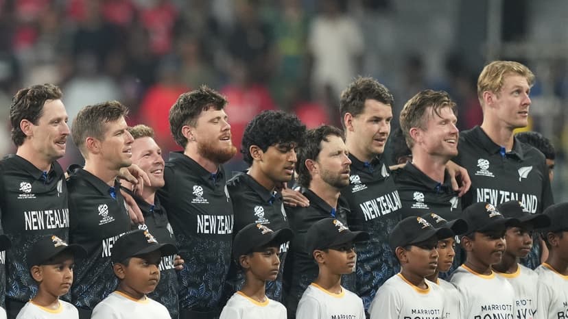New Zealand’s national anthem played on fast forward ahead of T20 World Cup clash vs England, players in splits