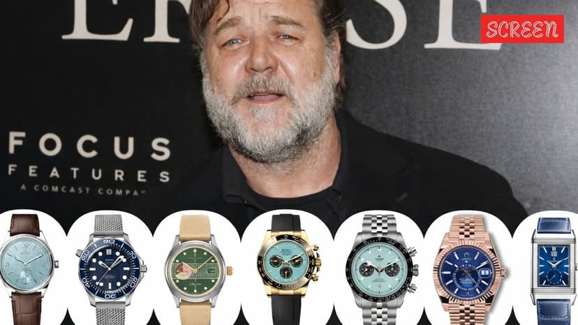 Russell Crowe Transitions to Watch Vlogger, Showcases Luxury Timepieces