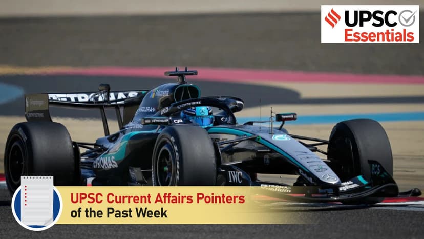 UPSC Current Affairs Pointers of the past week : From India winning T20 World Cup to rule change for Formula One | March 2 to 8, 2026