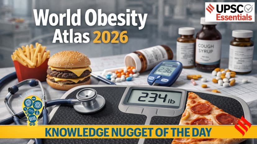 Knowledge Nugget: World Obesity Atlas 2026 – Why it matters for your UPSC exam