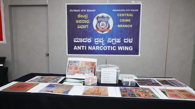 LSD strips and ‘chocolate’ parcels: Bengaluru police seize drugs worth over Rs 12 crore in citywide crackdown