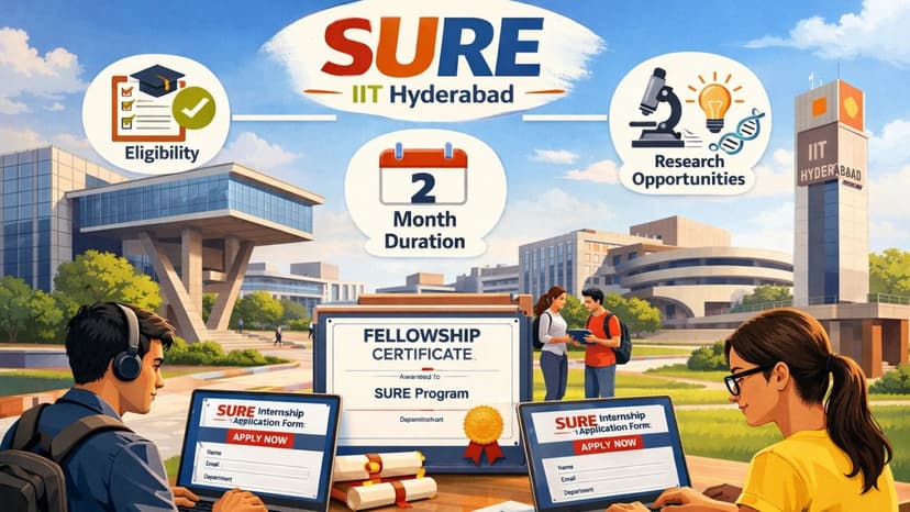 IIT Hyderabad Invites Applications for SURE Internship Program