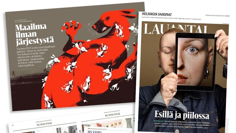 Journalismi | HS voitti kuusi palkintoa eurooppalaisten sanoma­lehtien ulko­asu­kisassa